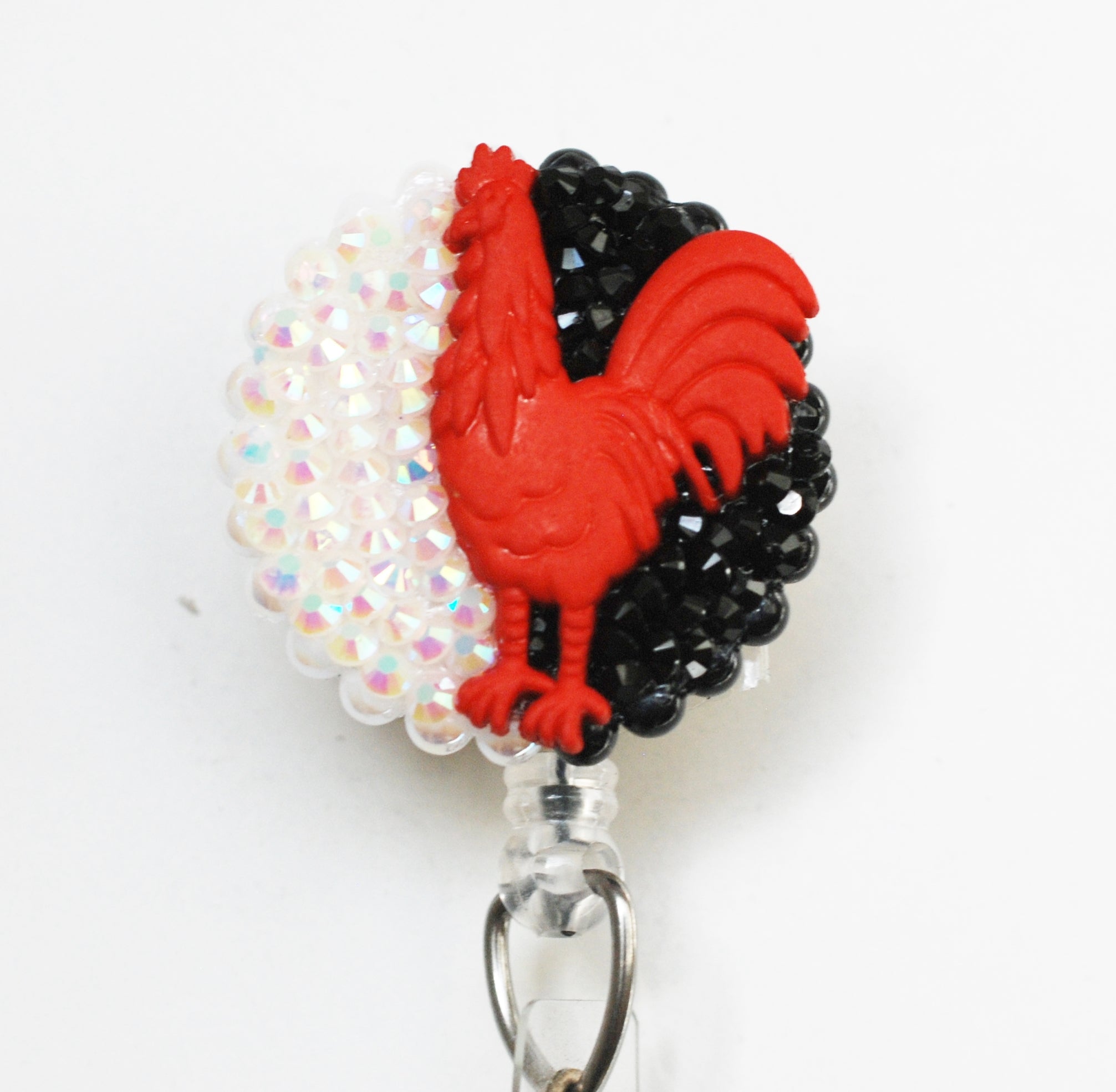 Red Rooster Retractable ID Badge Reel – Zipperedheart