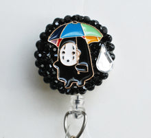 Load image into Gallery viewer, No Face Rainy Day Retractable ID Badge Reel