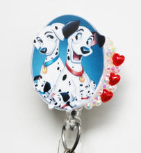 Load image into Gallery viewer, 101 Dalmatians Pongo And Perdita Retractable ID Badge Reel