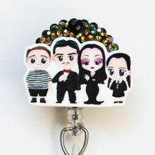Load image into Gallery viewer, The Addams Family Retractable ID Badge Reel