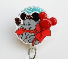 Load image into Gallery viewer, Dumbo Disney Fan Retractable ID Badge Reel