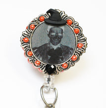 Load image into Gallery viewer, Halloween Portrait Changer Witch Retractable ID Badge Reel