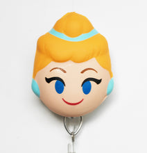 Load image into Gallery viewer, Cinderella Retractable ID Badge Reel