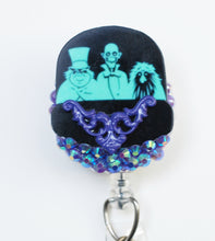 Load image into Gallery viewer, Haunted Mansion Hitch Hikers Retractable ID Badge Reel