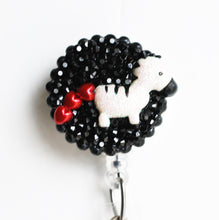 Load image into Gallery viewer, Zebra Love Retractable ID Badge Reel