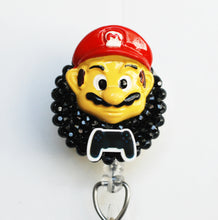 Load image into Gallery viewer, It's Mario Retractable ID Badge Reel