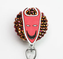Load image into Gallery viewer, Lock From Nightmare Before Christmas Retractable ID Badge Reel