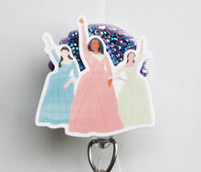 Load image into Gallery viewer, Hamilton's Schuyler Sisters Retractable ID Badge Reel
