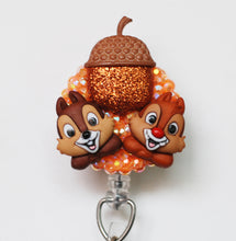 Load image into Gallery viewer, Disney's Chip And Dale Retractable ID Badge Reel