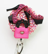 Load image into Gallery viewer, For A Girly Girl Retractable ID Badge Reel