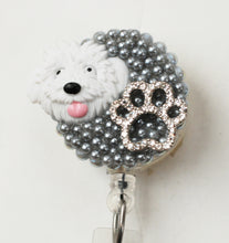 Load image into Gallery viewer, Shaggy Dog Retractable ID Badge Reel