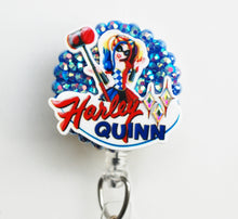 Load image into Gallery viewer, Harley Quinn Retractable ID Badge Reel