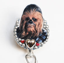 Load image into Gallery viewer, Chewbacca Retractable ID Badge Reel