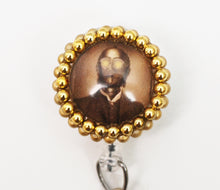 Load image into Gallery viewer, CP3O SteamPunk Style Retractable ID Badge Reel