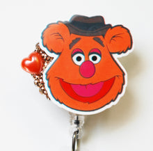 Load image into Gallery viewer, Fozzie Bear Retractable ID Badge Reel
