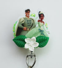 Load image into Gallery viewer, Princess Tiana And Her Prince Retractable ID Badge Reel