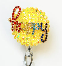 Load image into Gallery viewer, Happy Retractable ID Badge Reel