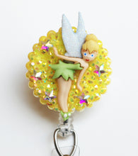 Load image into Gallery viewer, Tinker Bell Posing Retractable ID Badge Reel