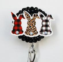 Load image into Gallery viewer, Easter Bunnies Designer Style Retractable ID Badge Reel