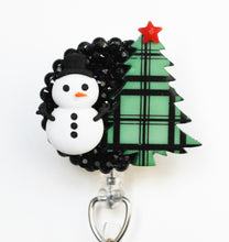 Load image into Gallery viewer, It's A Stylish Christmas Retractable ID Badge Reel