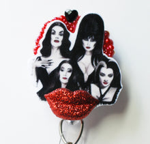 Load image into Gallery viewer, Gothic Girls Retractable ID Badge Reel