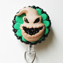 Load image into Gallery viewer, That Oogie Boogie Smile Retractable ID Badge Reel
