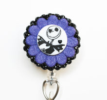 Load image into Gallery viewer, I Love Jack Skellington Retractable ID Badge Reel