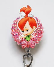 Load image into Gallery viewer, My Favorite Flintstone Retractable ID Badge Reel