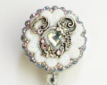 Load image into Gallery viewer, Disney Floral Retractable ID Badge Reel