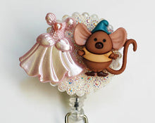 Load image into Gallery viewer, Disney's Cinderella Gus Gus Retractable ID Badge Reel