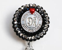 Load image into Gallery viewer, Harry Potter's Hogwart Express 9 3/4 Retractable ID Badge Reel