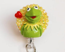 Load image into Gallery viewer, Kermit The Frog Retractable ID Badge Reel