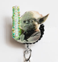 Load image into Gallery viewer, Star Wars Yoda Retractable ID Badge Reel