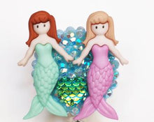 Load image into Gallery viewer, Mermaid Friends Too Retractable ID Badge Reel