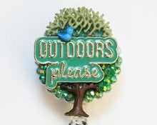 Load image into Gallery viewer, At The Park Retractable ID Badge Reel