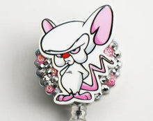 Load image into Gallery viewer, Pinky And The Brain's Brain Retractable ID Badge Reel
