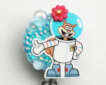 Load image into Gallery viewer, SpongeBob's Sandy Cheeks Retractable ID Badge Reel