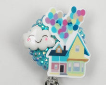 Load image into Gallery viewer, Disney Pixar's Up House Retractable ID Badge Reel