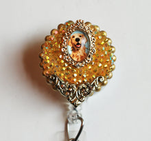 Load image into Gallery viewer, Picture Perfect Golden Retriever Retractable ID Badge Reel
