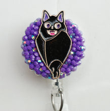 Load image into Gallery viewer, Happy Bat Retractable ID Badge Reel
