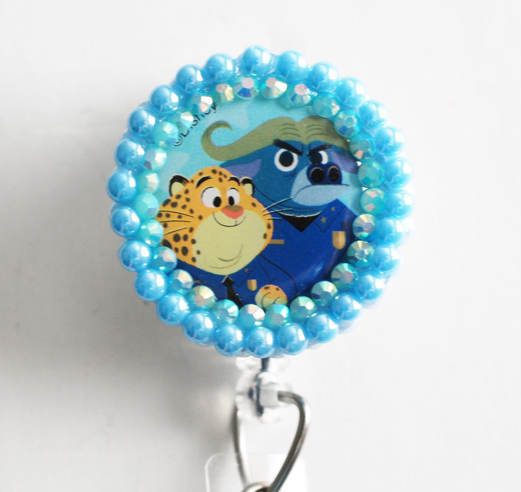 Zootopia's Bogo And Clawhauser Retractable ID Badge Reel