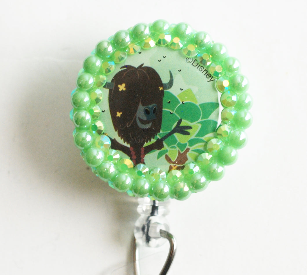 Zootopia's Ax The Yak Retractable ID Badge Reel