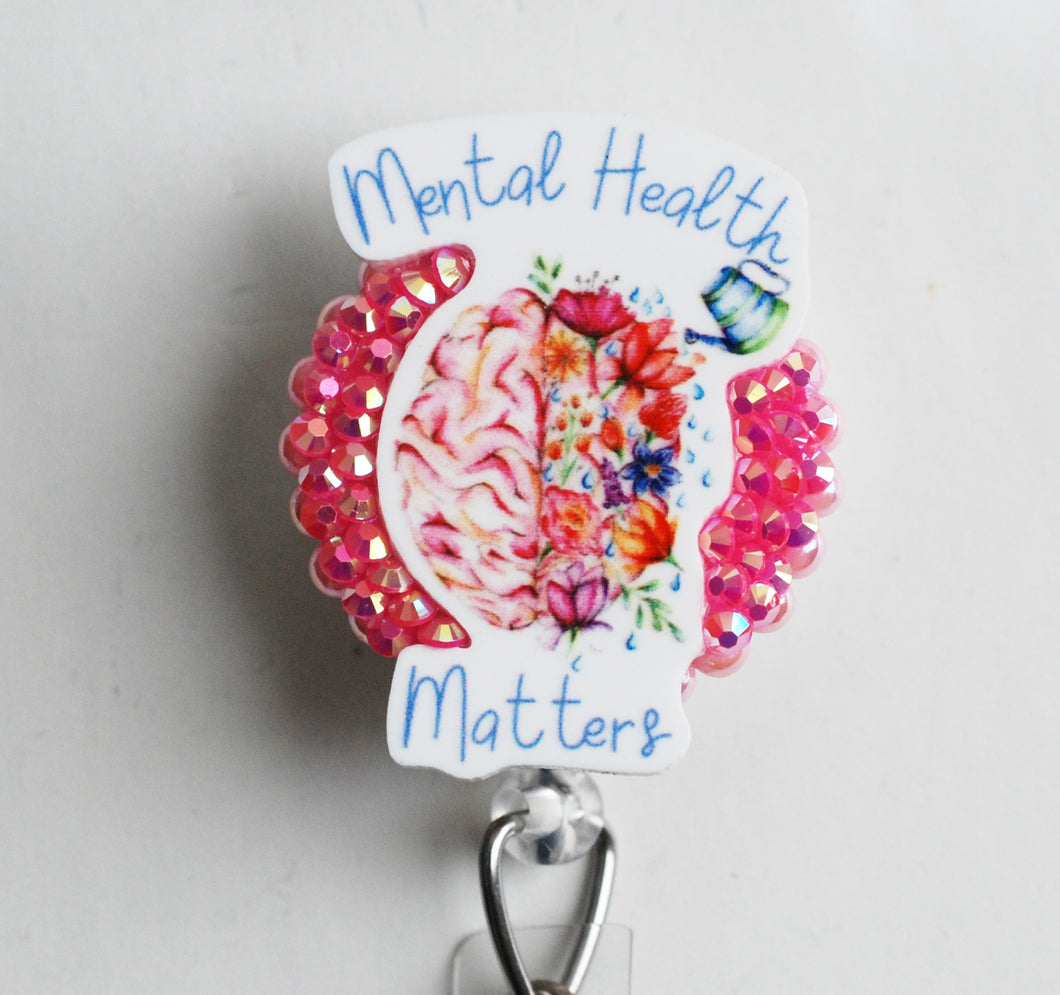 Mental Health Matters Retractable ID Badge Reel