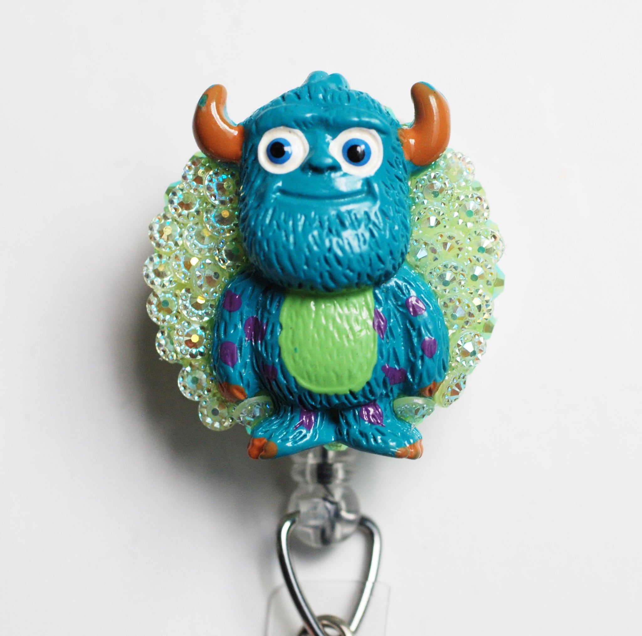 monsters inc id badge Sully From Monsters Inc. Retractable ID Badge Reel – Zipperedheart