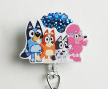 Load image into Gallery viewer, Bluey&#39;s Crew Retractable ID Badge Reel
