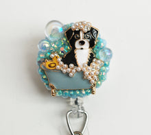 Load image into Gallery viewer, Doggie Bath Time Retractable ID Badge Reel
