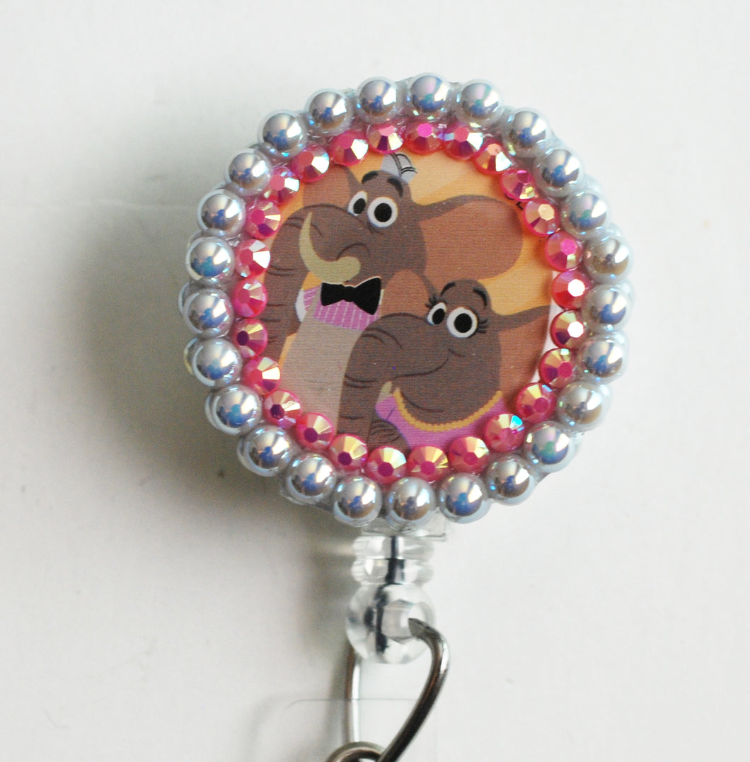 Zootopia's Jumbeaux And Nangi Retractable ID Badge Reel