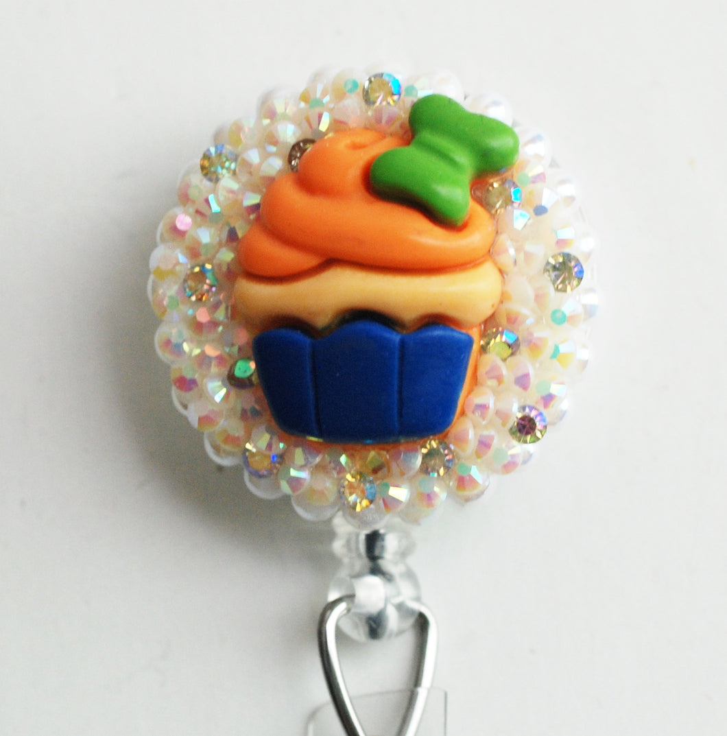 Goofy Inspired Cupcake Retractable ID Badge Reel