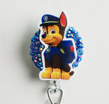 Load image into Gallery viewer, Paw Patrol Chase Retractable ID Badge Reel
