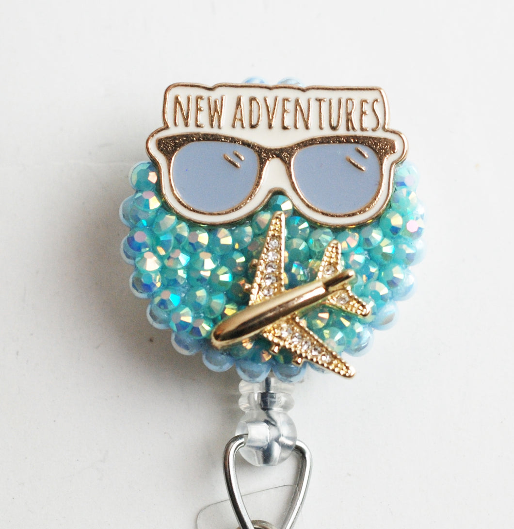 New Adventures Retractable ID Badge Reel